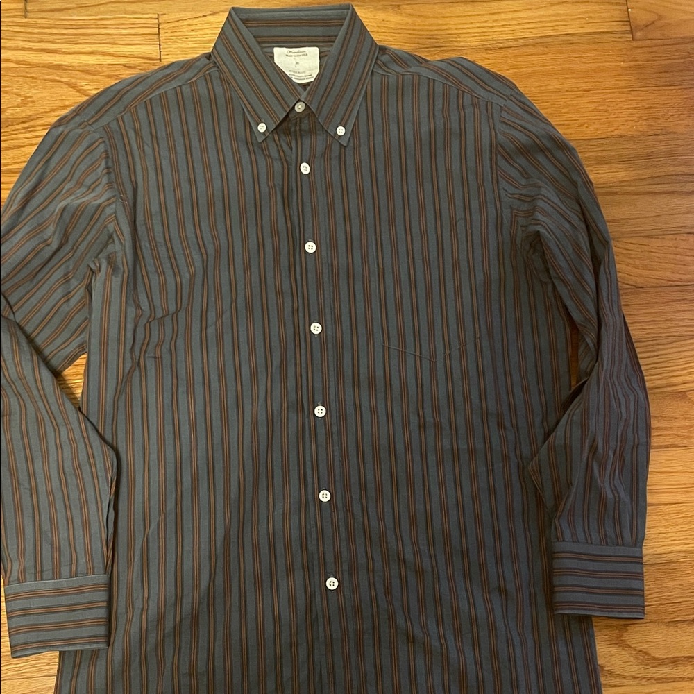 Billy Reid Multicolor Striped Casual Shirt